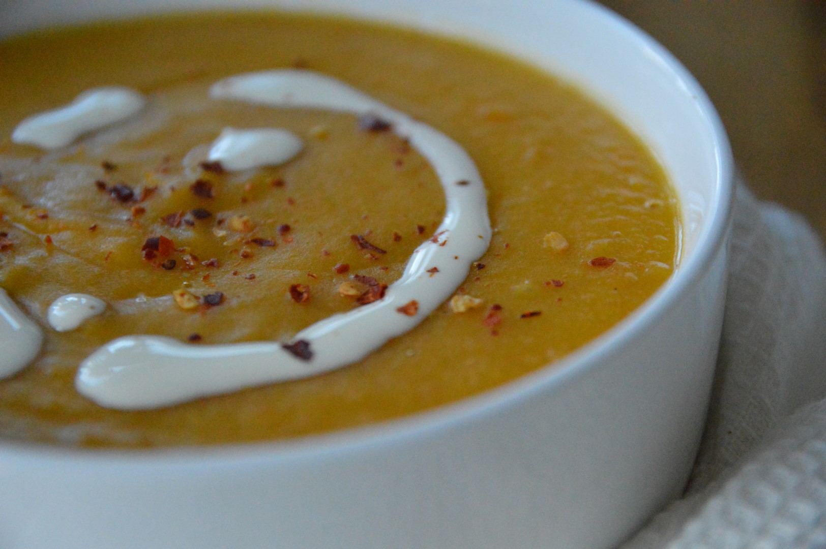 Carrot lentil soup 1
