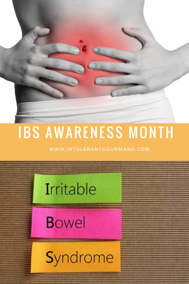 IBS Awareness Month Pinterest - detailing symptoms, diagnosis, the best foods to eat and a meal plan for a whole week along with recipes! www.intolerantgourmand.com