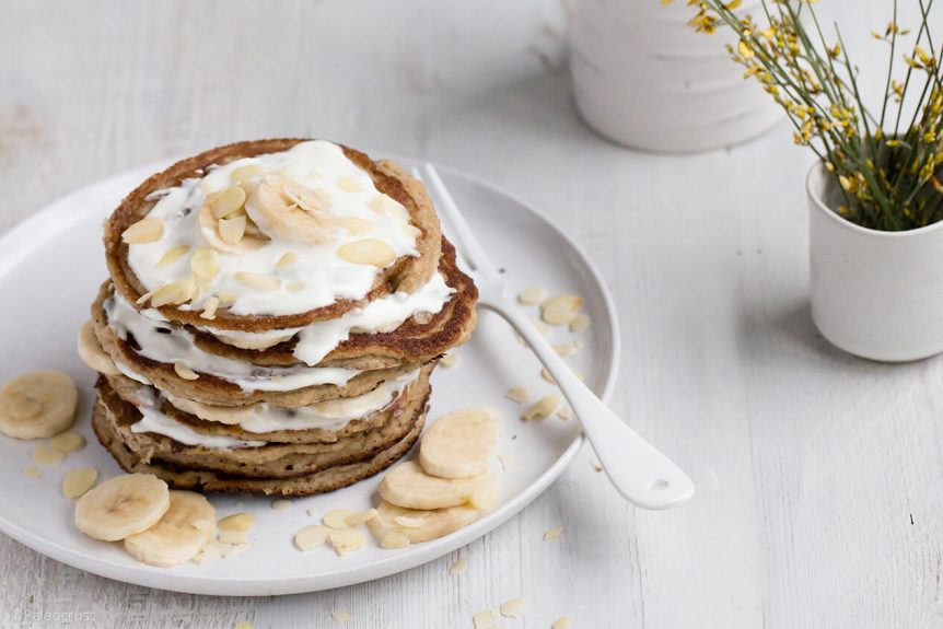 Paleo Crust - Almond and banana pancakes