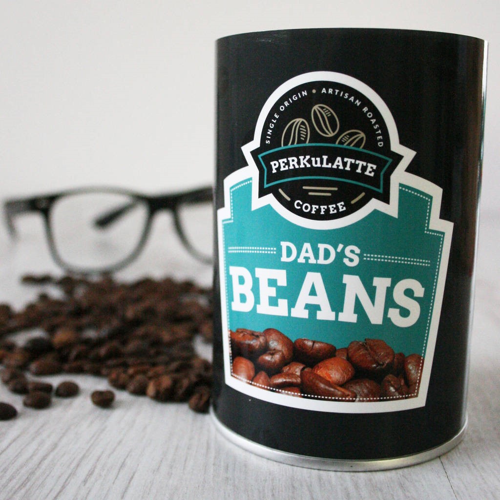 Fathers Day - Perkulatte coffee bean tin, the perfect Fathers Day present for coffee lovers! www.intolerantgourmand.com